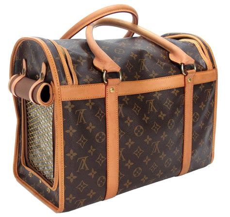 louis vuitton dog back pack